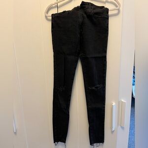 Ag Adriano Goldschmied Black Skinny Jeans with Modern Fit